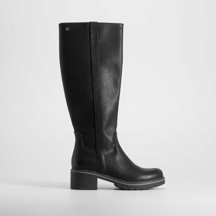 Bota tacón negra SENDA ROAD