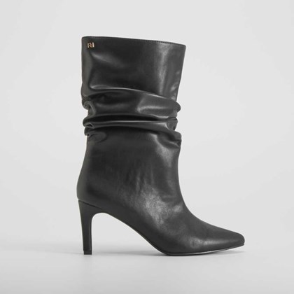 Bota tacón slouchy negro PICCOLA PIU