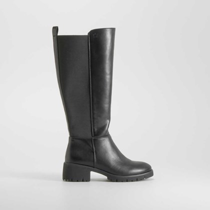 Bota tacón dentado Shock Absorber negra COMFEET