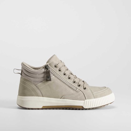 Botín plano cordones beige SENDA ROAD