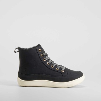 Botín pelo barefoot negro COMFEET