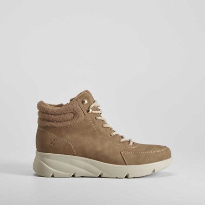 Botín cordón Soft Insock camel COMFEET