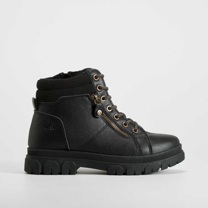 Botín cordón negro SENDA ROAD