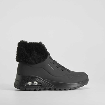 Botín plano Uno Rugged -Fall Air negro SKECHERS