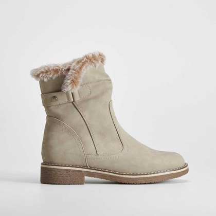 Botín crepe hebillas beige SENDA ROAD