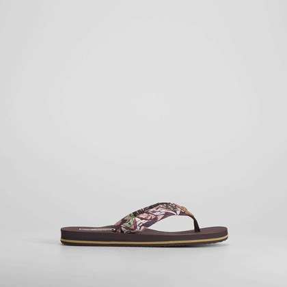 Chancla de dedo estampado marrón BEPPI