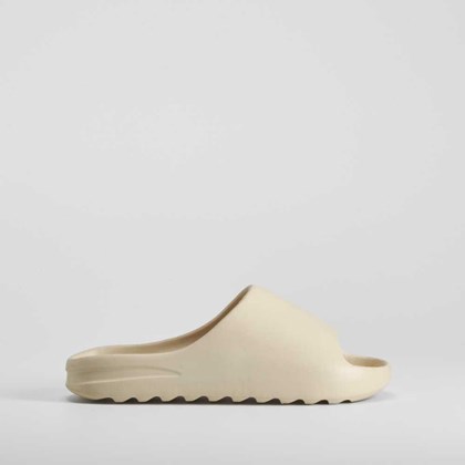 Chancla de playa piso dentado beige COCONUT