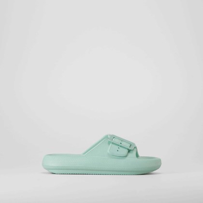 Chancla hebilla ancha verde COCONUT