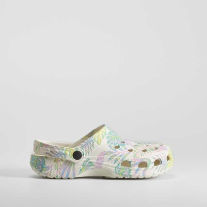 Zueco de playa floral multicolor COCONUT