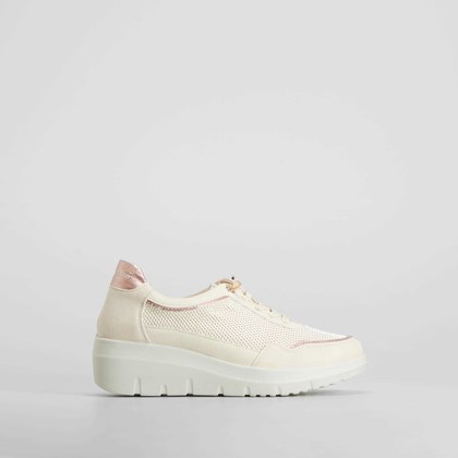 Sneaker cuña confort blanca MYSOFT