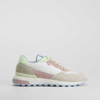 Sneaker blanco y multicolor XTI