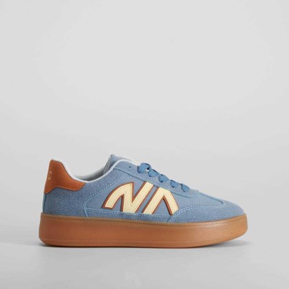 Zapatilla casual retro azul NYC