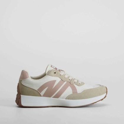Zapatilla retro jogging beige NYC