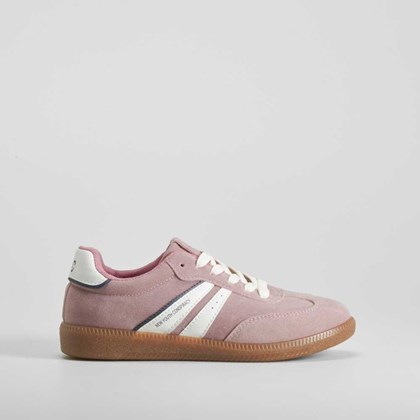 Deportiva sneaker suela caramelo rosa NYC