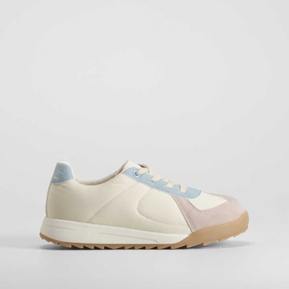 Sneaker cordón multicolor COMFEET