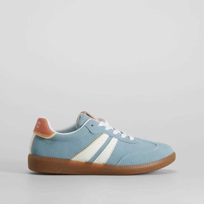 Sneaker suela caramelo azul NYC