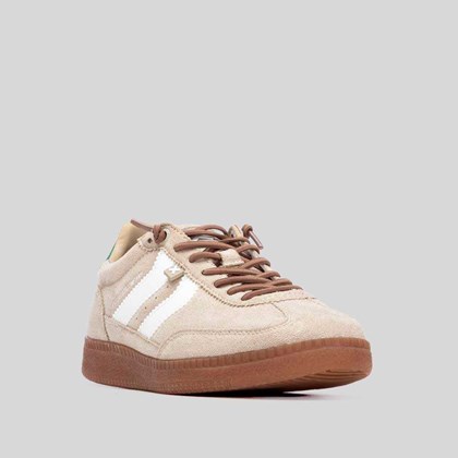Deportiva sneaker suela caramelo beige NYC