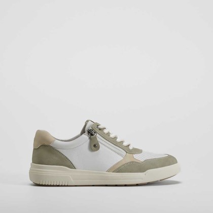 Sneaker cremallera beige RELIFE