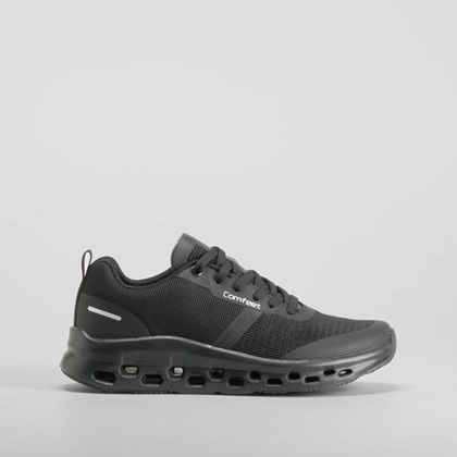 Deportiva Walking Tex negra COMFEET
