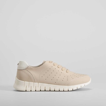 Sneaker de piel nude COMFEET