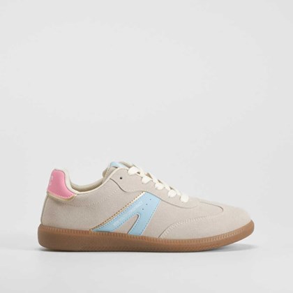 Sneaker retro marrón NYC