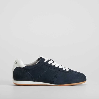 Deportiva de piel azul FOSCO