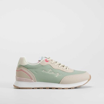 Zapatilla casual verde MUSTANG