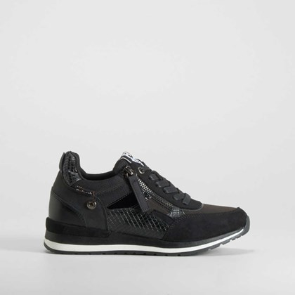 Deportiva casual negra REFRESH