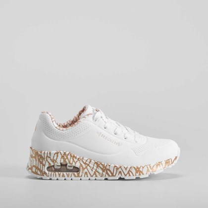 Deportiva UNO dibujo suela blanca  SKECHERS