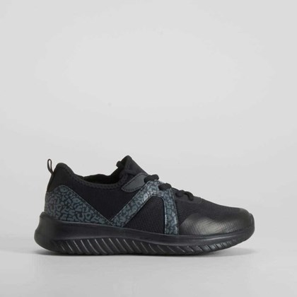 Zapatilla walking negra UTWO