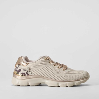 Deportiva Tex beige XTI