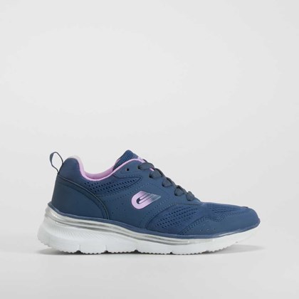 Deportiva cuña azul oscuro UTWO
