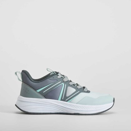 Deportiva running suela alta gris UTWO