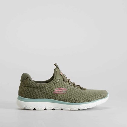 Zapatilla deportiva SUMMITS verde SKECHERS