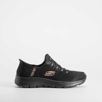 Deportiva slip-ins Summits Classy negra SKECHERS