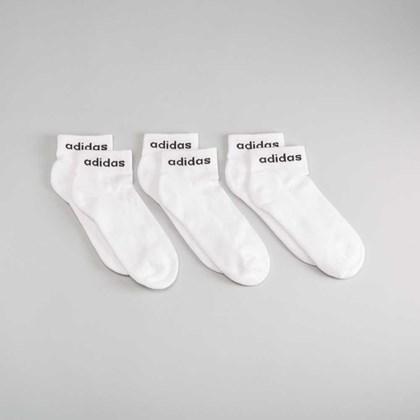 Pack 3 calcetines tobilleros blancos ADIDAS