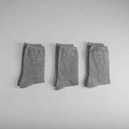 Pack x3 calcetines grises MKL