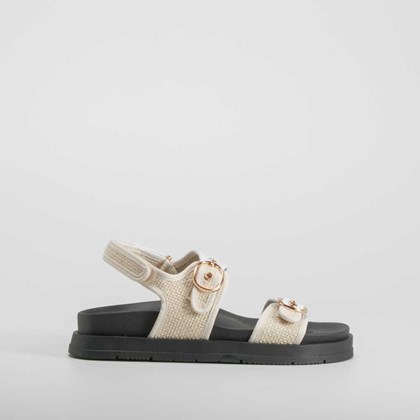 Sandalia bio beige NYC