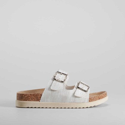 Sandalia bio blanca PICCOLA PIU