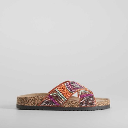 Sandalia bio abalorios multicolor SENDA ROAD