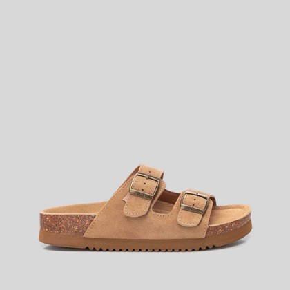 Sandalia bio piel beige XTI
