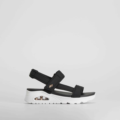 Sandalia deportiva UNO negra SKECHERS