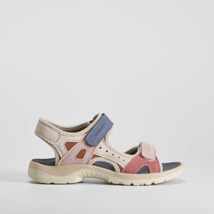 Sandalia deportiva beige y multicolor UTWO