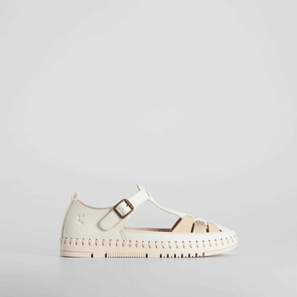 Sandalia cerrada cosida multicolor COMFEET