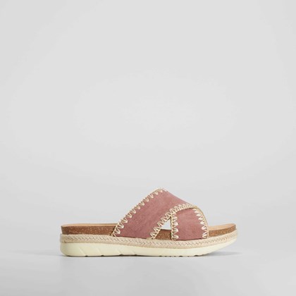 Sandalia bandeleta cruzada rosa SENDA ROAD