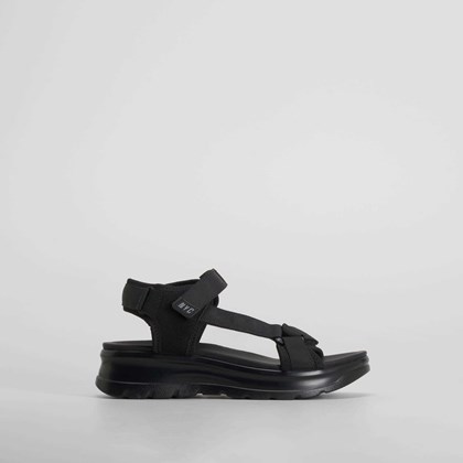 Sandalia velcros negra NYC