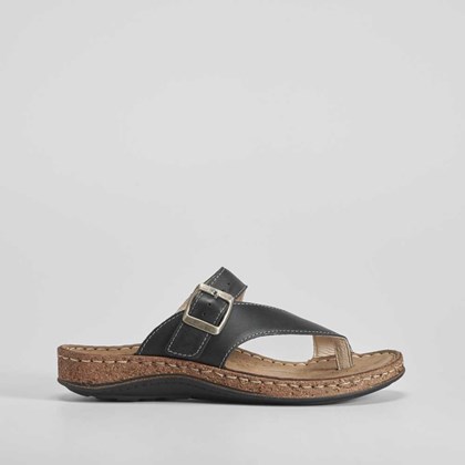 Sandalia esclava piel WALK & FLY