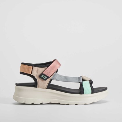 Sandalia velcro multicolor NYC