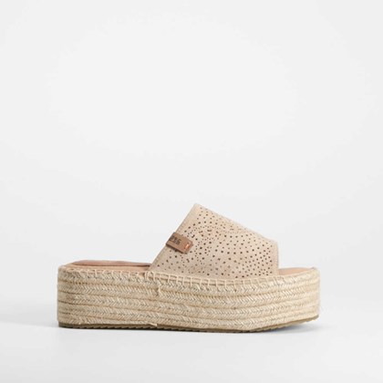 Sandalia pala perfos beige REFRESH