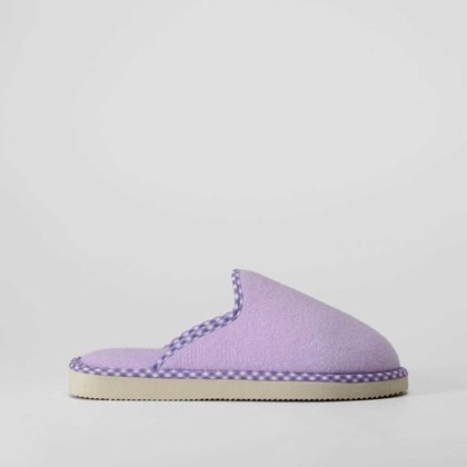 Zapatilla de casa morado cómodo clásico OLYNE